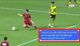 Bị gọi là 'Lươn Văn Toàn' sau tình huống dẫn đến penalty, chính chủ tiết lộ: 'Nó đạp em rồi, muốn rách cả giày'