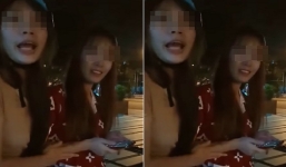 Bị bảo vệ chung cư mời ra ngoài, 2 cô gái không đeo khẩu trang còn gân cổ lên 'lý sự cùn'