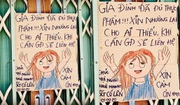 Tấm biển đáng yêu trước cửa nhà dân ở Sài Gòn, nội dung khiến nhiều người khen ngợi