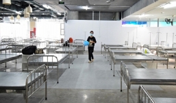 BV dã chiến 1000 giường bệnh ở Thuận Kiều Plaza chính thức tiếp nhận, điều trị BN Covid-19 