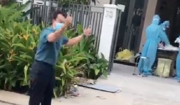 Người đàn ông đạp đổ bàn xét nghiệm, xua đuổi nhân viên y tế ở TP.HCM bị phạt 3 triệu đồng