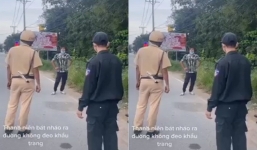 Thanh niên kéo khẩu trang hút thuốc còn lên mặt thách thức, CSCĐ có pha xử lý khiến cõi mạng hả hê