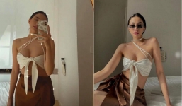 Thiên Nga The Face mất điểm vì diện trang phục hớ hênh