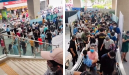 Dòng người chen chúc chờ trải nghiệm đường sắt Cát Linh - Hà Đông khiến dân tình ái ngại