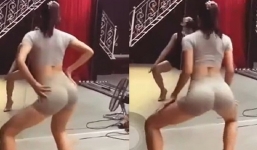 Hoa hậu Tiểu Vy diện đồ bó sát, nhảy sexy khoe vòng 3 cực 'bốc lửa'