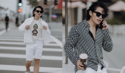 Quán quân Vietnam Idol 2008 Quốc Thiên khoe vẻ lãng tử trên đất Mỹ