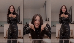 Ninh Dương Lan Ngọc lại 'hớp hồn' dân tình khi bắt trend điệu nhảy Giáng sinh