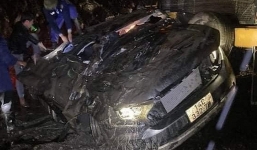 Ô tô bán tải bị xe siêu trọng trăm tấn 'vò nát' ở mỏ than khiến 3 người thương vong 