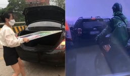 Dừng ô tô giữa cầu Chương Dương, chủ xe có hành động khiến dân tình ngán ngẩm