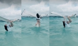 Gái xinh vật vã để có ảnh 'sống ảo' khi đi du lịch khiến dân tình chỉ muốn lao tới hỗ trợ