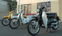 Cận cảnh mẫu xe máy giá rẻ giống Honda Super Cub khiến dân mê xe phát cuồng với kiểu độc lạ