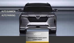 Khẳng định chất lượng và độ an toàn, ô tô VinFast đoạt giải 'Hãng xe mới có cam kết cao về an toàn'