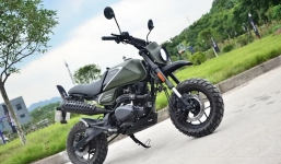 Mini 125 của thương hiệu Brixton được phân phối tại Việt Nam, cạnh tranh Honda MSX