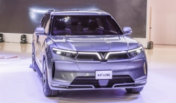 VinFast VF e36 chính thức lộ diện trên đất Mỹ: SUV chuẩn phong cách của thương gia
