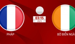 Trực tiếp Pháp vs Bờ Biển Ngà, link xem trực tiếp Pháp vs Bờ Biển Ngà: 03h15 ngày 26/03