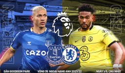 Trực tiếp Everton vs Chelsea, link xem trực tiếp Everton vs Chelsea: 20h00 ngày 01/05/2022