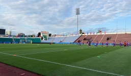 Không chịu 'lép vế' sân Thiên Trường, Phú Thọ tiếp tục nâng cấp SVĐ Việt Trì