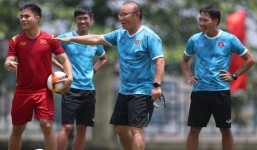 U23 Việt Nam trở lại tập luyện, một trụ cột được thầy Park cho về nghỉ sớm 