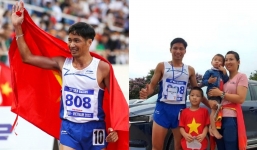 SEA Games 31: Vợ nhà vô địch điền kinh tâm sự thật lòng sau thành công của chồng