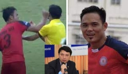 LĐBĐ Việt Nam xử lý nghiêm hành vi đuổi đánh trọng tài của cầu thủ CLB Bình Thuận