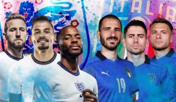 Trực tiếp Anh vs Italia, link xem trực tiếp Anh vs Italia: 01h45 ngày 12/06/2022