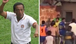 Quyết định rút thẻ đỏ, trọng tài bị cầu thủ và khán giả hành hung đến tử vong