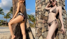 Ngấp nghé tuổi 40 nhưng Lệ Quyên vẫn sở hữu đường con hút mắt