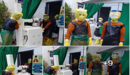 Bác sĩ Philippine chế đồ bảo hộ từ túi đựng rác, kiên trì chiến đấu chống dịch