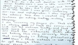 Người đàn ông Na Uy cảm kích vì được cách ly khi lưu trú ở Việt Nam