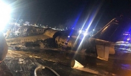 Máy bay chở bệnh nhân bốc cháy khiến 8 người thiệt mạng ở Philippine