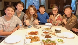 Bằng Kiều khoe đoàn tụ cùng vợ cũ và 3 con bên Mỹ để tránh dịch