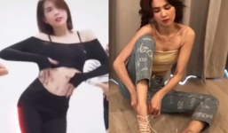 Ngọc Trinh diện trang phục nửa kín nửa hở ngầm chứng minh không gầy trơ xương