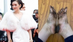 Lý Nhã Kỳ ở nhà dát vàng, đi xe sang vẫn có lúc để bàn chân đen xì