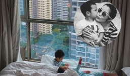 Tăng Thanh Hà đích thị là bà mẹ của năm, nửa đêm vẫn chiều con hết nấc