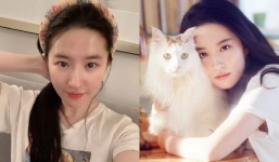 Lưu Diệc Phi 'đóng băng' nhan sắc trong bức ảnh khoe mặt mộc khó tin