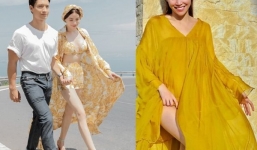 Hồ Ngọc Hà chăm diện mốt giấu bụng, che chắn cẩn thận hậu tin đồn mang thai