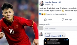 Quang Hải lộ tin nhắn riêng tư sau khi bị hacker tấn công Facebook