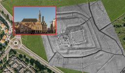 Tìm thấy lâu đài cổ 800 tuổi bị chôn vùi dưới lòng đất