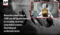 Nghe xác ướp Ai Cập 3.000 năm tuổi chậm rãi phát ra tiếng nói ám ảnh