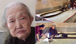 64 năm không gội đầu, cụ bà Bến Tre sở hữu mái tóc 6m như trăn khổng lồ