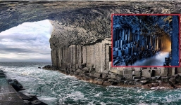 Nét chấm phá của 'người khổng lồ' tạo nên 'hang động du dương' cổ kỳ bí giữa biển