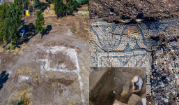 Dọn dẹp bãi đất làm sân chơi, nhóm công nhân đụng trúng nóc mộ cổ Núi Biến Hình 1.300 tuổi