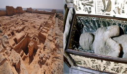 Lang thang trong thành phố vĩnh cửu bỗng rơi thụp xuống mật thất chứa xác ướp Ai Cập