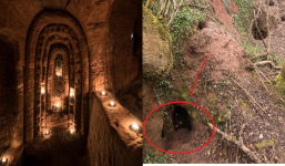 Tìm thấy lỗ chó trên đồng, liều mình chui vào phát hiện bí mật giấu kín 700 năm