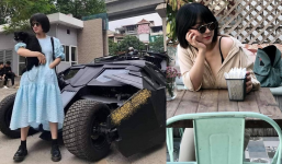 Nữ sinh làm náo loạn sân trường khi tha lôi boss cùng xế khủng đi chụp kỷ yếu