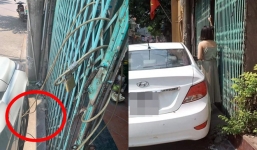 Để xe ngang ngược, nữ tài xế bị xích bánh và lời nhắn nhủ khiến chủ xe cứng họng