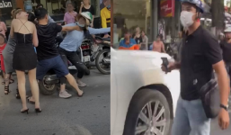 Không hẹn mà gặp, anh xe ôm và 'chị xăm trổ' hậu thuẫn chị vợ 'dạy dỗ' chồng hư 