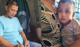 Bé trai 2 tuổi rơi xuống sông, anh bảo vệ liều mình lao xuống dòng nước xiết ứng cứu