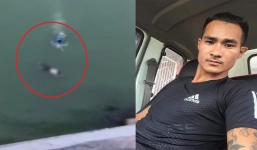 Clip khoảnh khắc thanh niên dũng cảm lao mình xuống sông cứu cô gái 