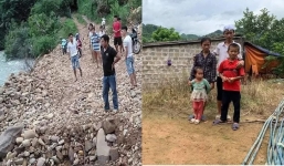 Vợ trượt chân xuống sông, chồng nhảy theo ứng cứu bất thành: 4 đứa trẻ bơ vơ